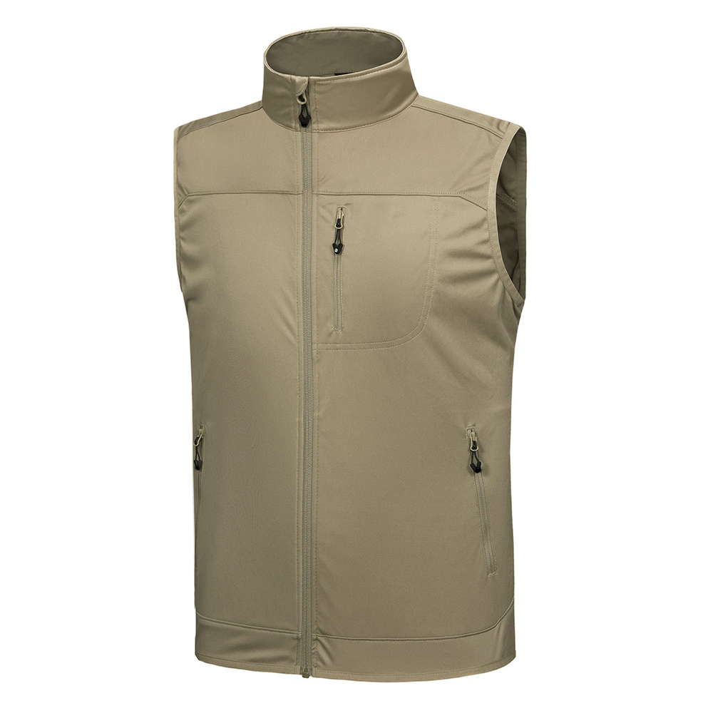 High-quality reversible men's golf jacket outerwear, provided by custom manufacturers, equipped with breathable and rainproof vests