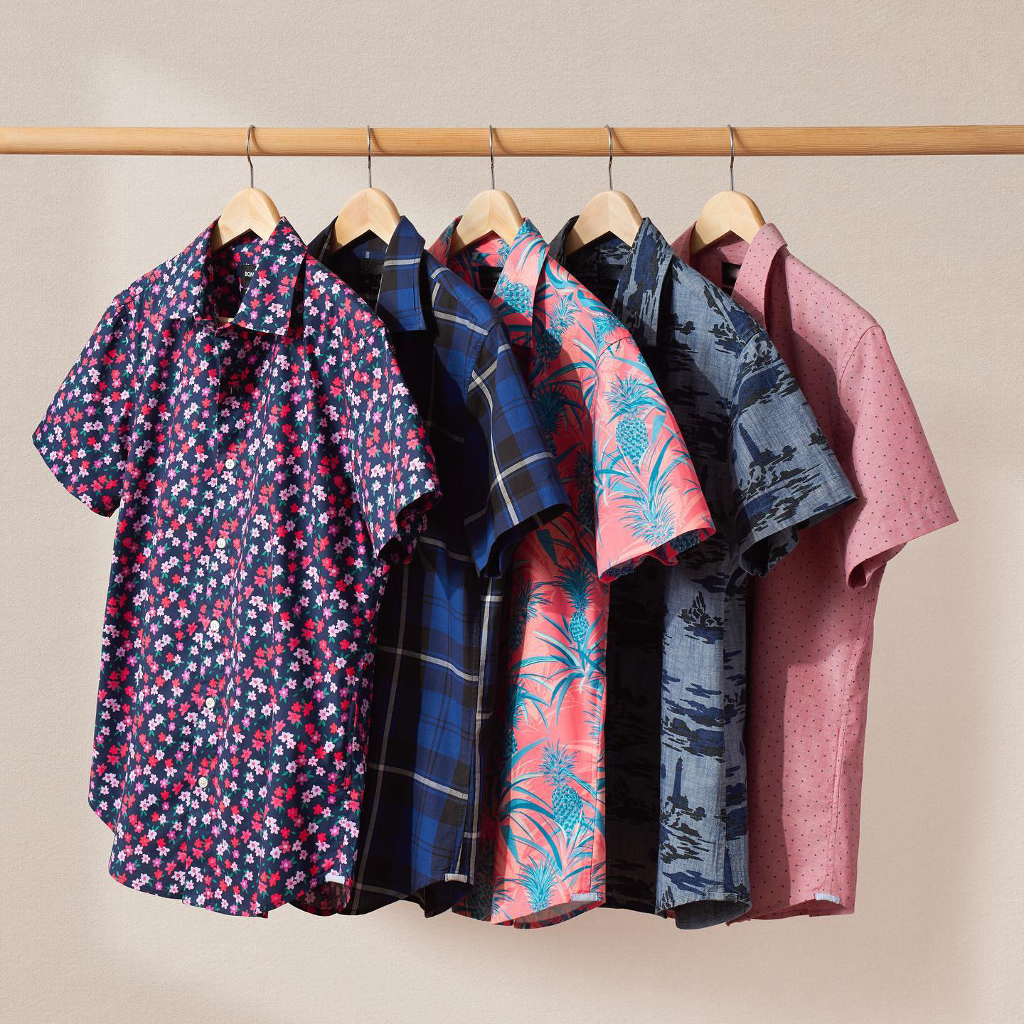 Floral Print Holiday Casual Hawaiian Dress Blouse Summer Men Shirts Slim Mode Chemise