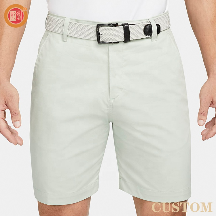 Best-selling high-quality customized breathable sports and fitness pants, outdoor men's golf pants, shorts made of 95% nylon and 5% spandex