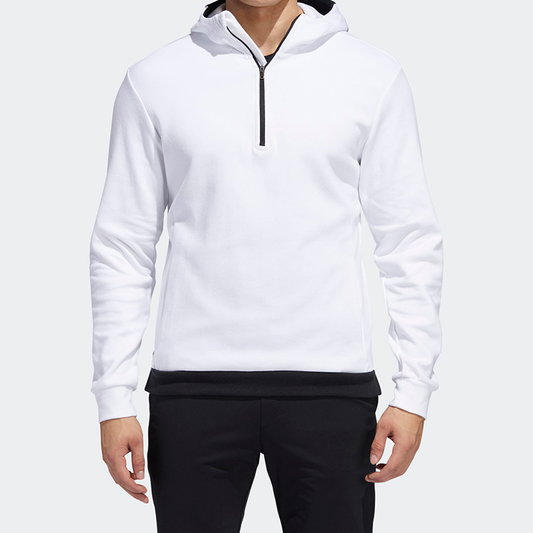 Custom Mens Pullover Light Weight Stretch Moisture Wicking 300 Gsm Sweatshirts Golf Quarter Zip Pullover Hoodies