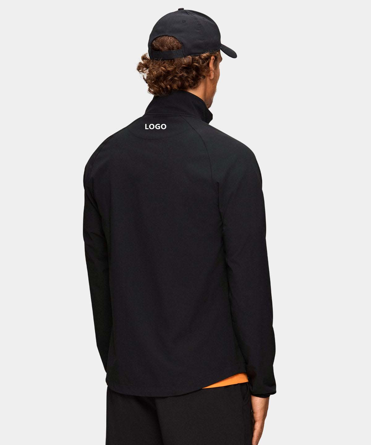 Design logo High Quality Golf Wear Long Sleeve Full Zip Hoodie Custom Embroidered Heavyweight Hoodie for Men
