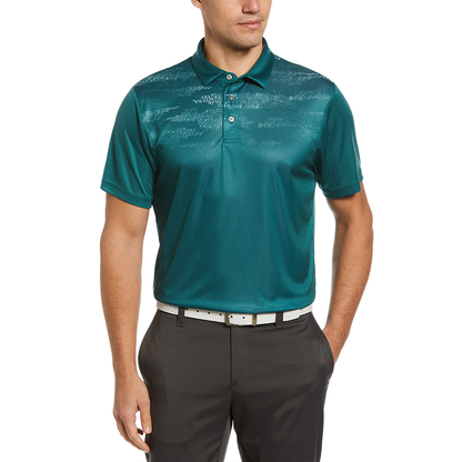 Luxury Men's Orange Golf for Polo Shirt Custom Logo Full-Print Sublimation Slim Fit Stretch Jersey Summer All-Striped T-Shirt