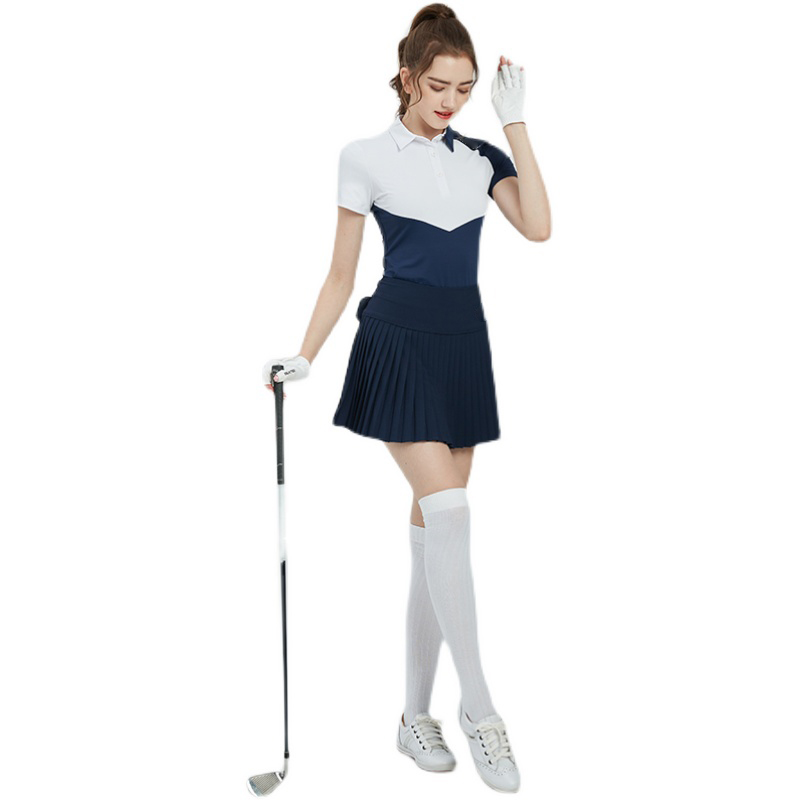 Custom Logo Summer Breathable Fashion Slim Sports Golf Ladies Wicking Polo Shirt for Women's