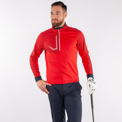 Custom logo Quick Dry Slim Fit Knit Quarter Zip Hoodie Cotton Polyester Spandex Golf Jumper Bamboo Pullover Athletic Sweatshirt