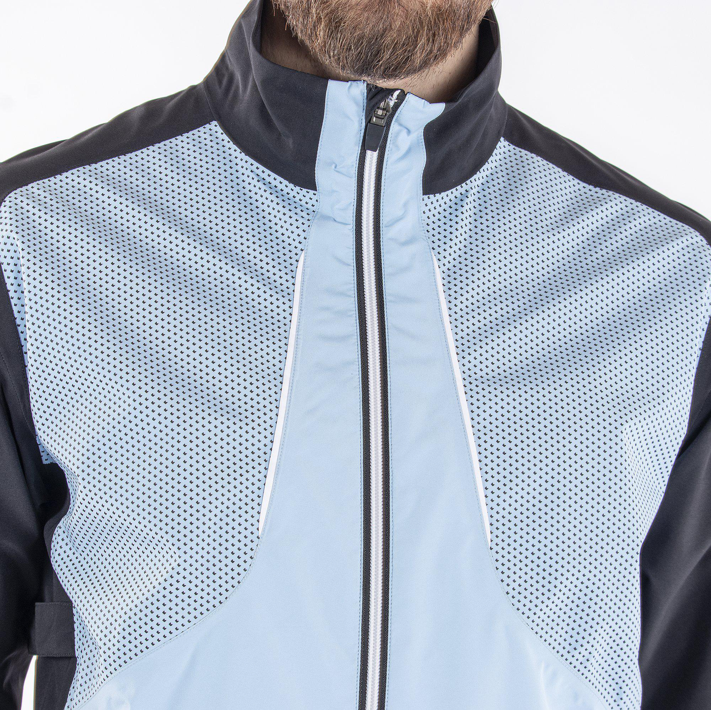 Custom logo Golf Wear Breathable Hi Vis Running Soft Shell Golf Lightweight Windbreaker Bomber Jacket for Men