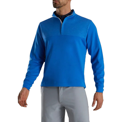 Custom Embroidery Logo Fitness Men Heather Quarter Zip Collar Pullover Golf Hoodies Mens Bulk Sweatshirt
