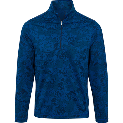 Oem Manufacturing Agreed to Make Men's Half Chest Zip-up Collar Pullover Camouflage Printed Men's Outdoor Sports Pullover