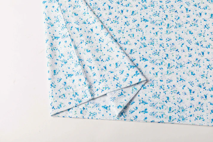 Blue Splatter Polo Shirt - Antimicrobial Quick Dry Slim Fit for Men