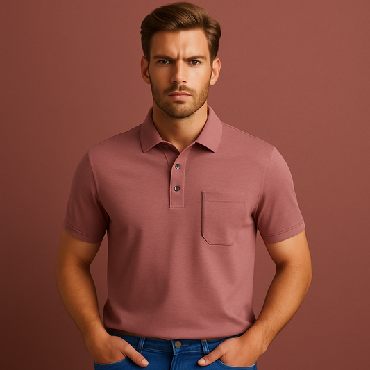 Custom logo Luxury High Quality 4 Way Stretch Elastic Polyester Spandex Plain Solid Vintage t Shirt for Men Polo With Pocket