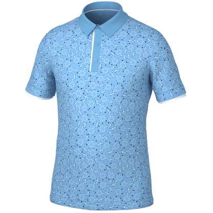 Custom High Quality Summer Men's Performance T-shirt Fast Drying Digital Printed Casual Golf Polo Shirt for Men