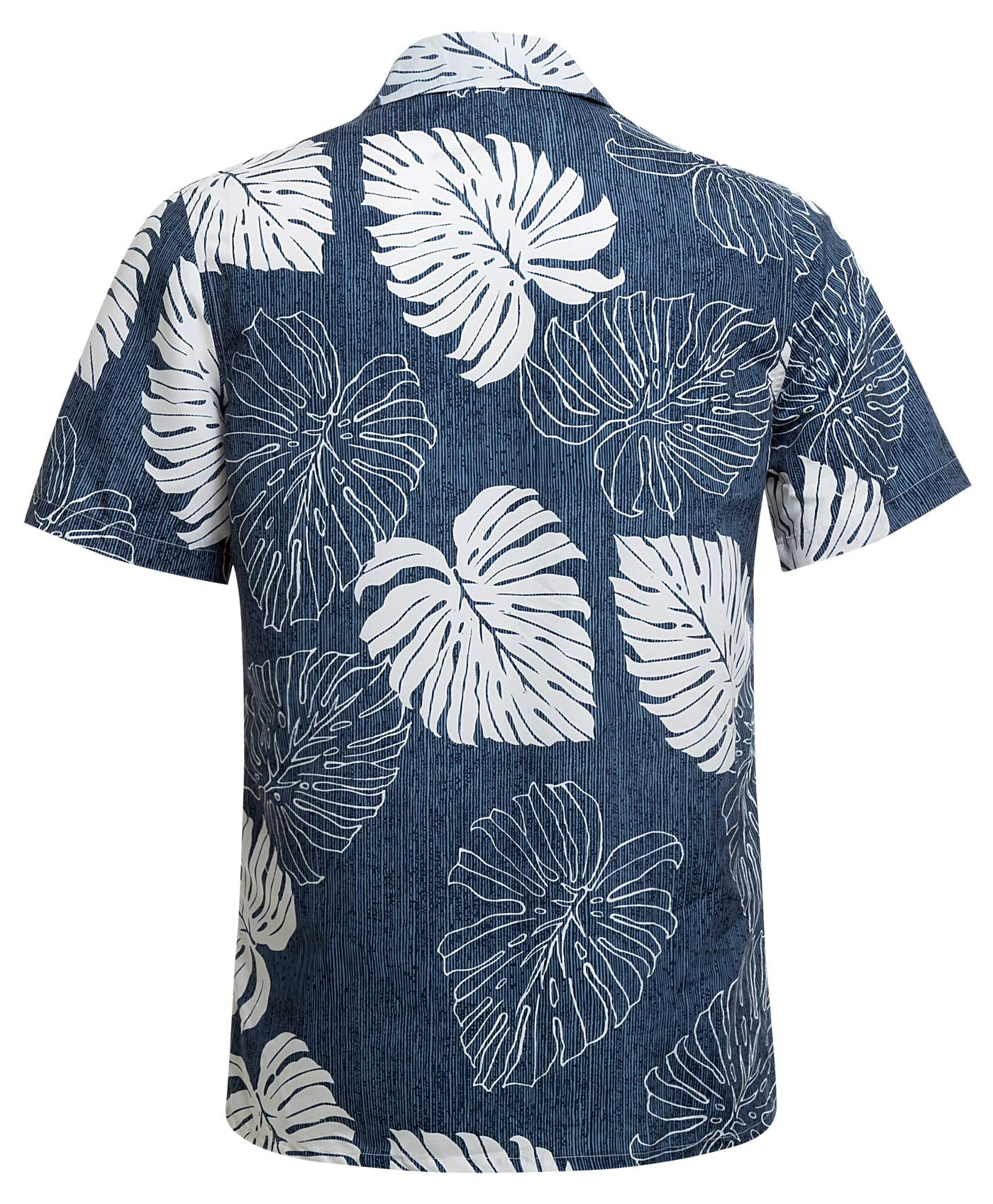 Vacation Plus Size Casual Men's Summer Print Short Sleeve Linen Print Button up Hawaiian Shirts for Men