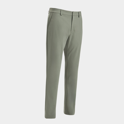 Custom logo golf quick-drying, breathable and cool solid-color men's pants with slight elasticity, body-shaping golf casual pants