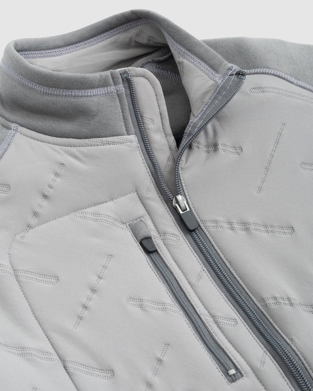 Custom Print Men's Softshell Golf Outerwear Comfortable Grey Sports Jacket Stand Collar Zip Plain Softshell Coat Manufacturer