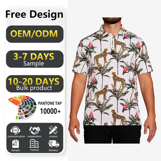 Clothing Manufacturers Moisture Wicking Dry Fit Top Quality Sublimation Custom Dry-fit 100% Polyester Golf Polo Shirts Men