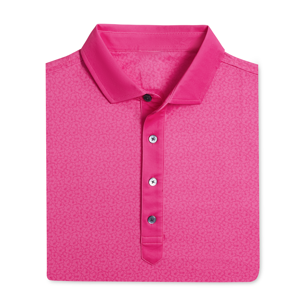 Custom Logo Quick Dry Performance Athletic Casual Spandex Polyester Floral Printed Sublimated Knit Firm Collar Golf Shirt Polos