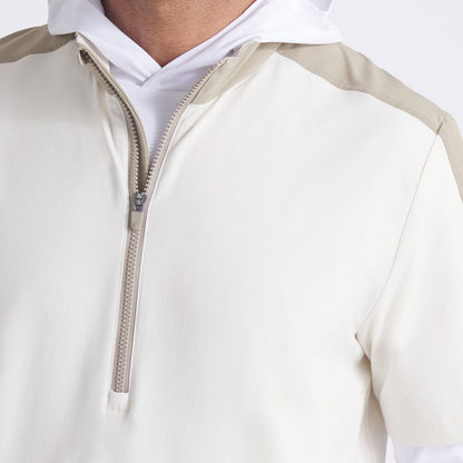OEM Spandex Polyester Half Zip Pullover Men Customizable Golf Athletic Men Lightweight 1/2 Zip Sweatshirts