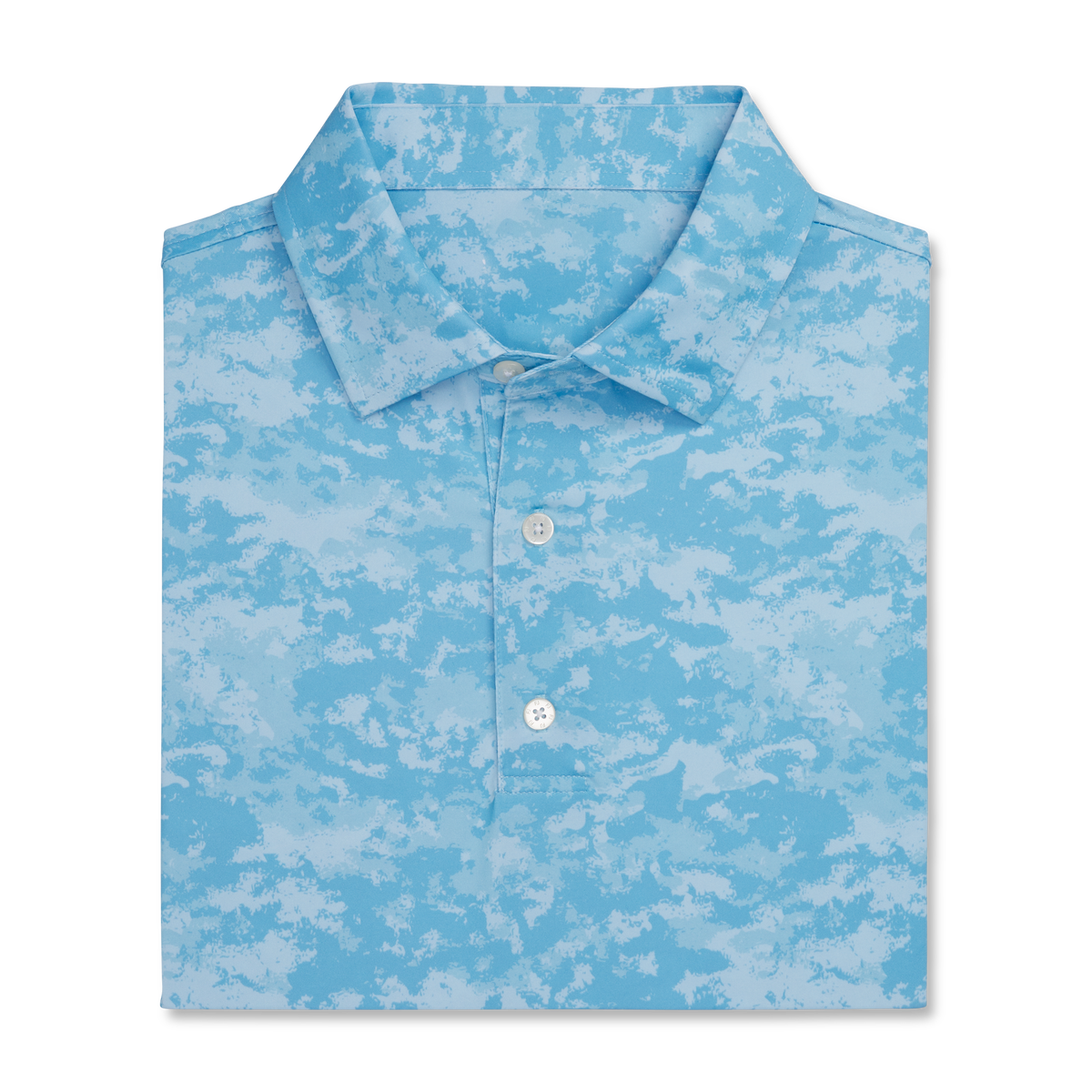 Custom Logo Performance Print Moisture Wicking Quick Dry Slim Fit Camouflage Us Size Golf Shirts Polo Clothes for Men