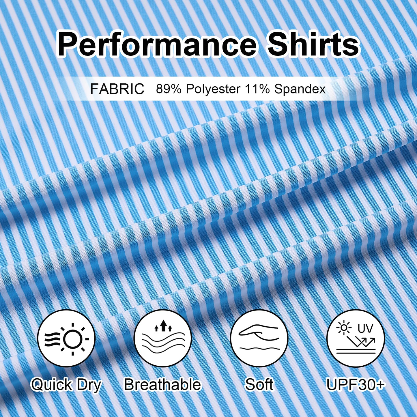 Men's Sporty Quick-Drying Golf for Polo Shirt Custom Logo Casual Stripe Print Spandex Digital for Casual Competitive Players