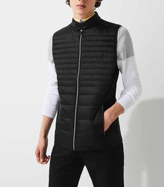 Men's winter sports quilted double-sided vests, with customized colors, outerwear, high-neck sweaters and regular vests
