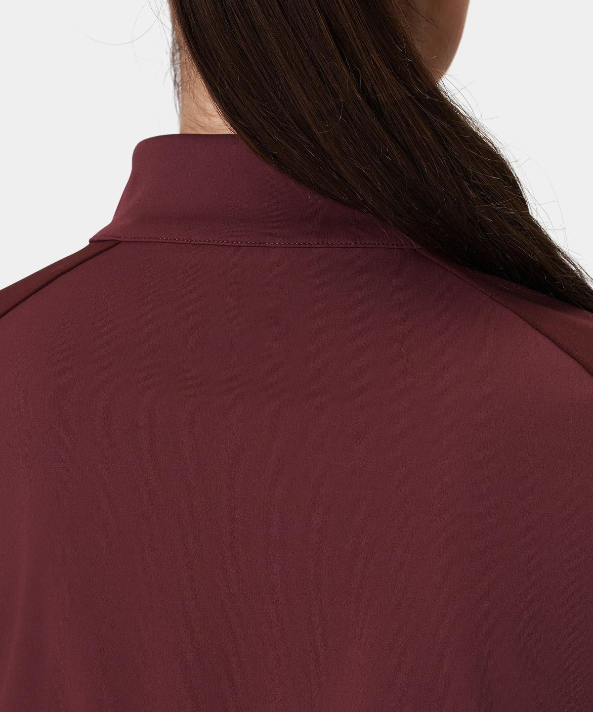 Custom High Quality Ladies Golf Quarter Zip Pullover Long Sleeve Sweatshirt Printed Embroidery Logo Autumn Jersey Stand Collar