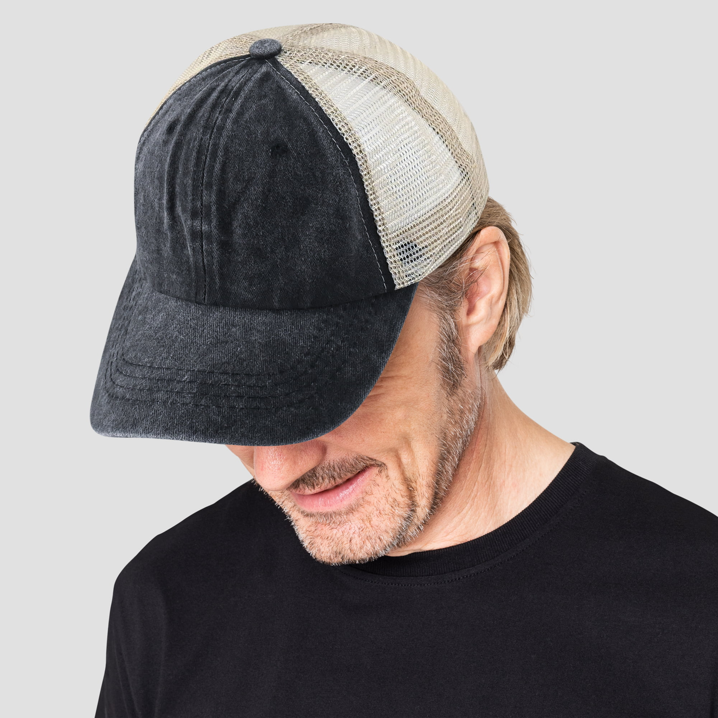 OEM custom logo fashionable washed denim vintage caps for women and men, baseball caps for women and men in spring, summer and autumn