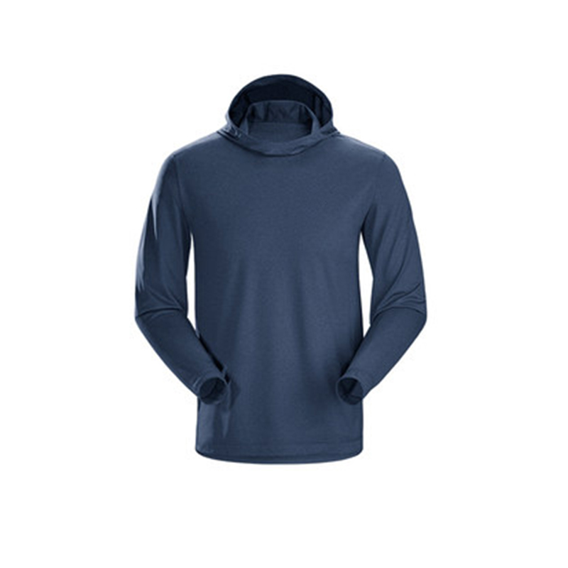 Custom Long Sleeve With Finger Ringing Light Weight Sport Golf Hoodies