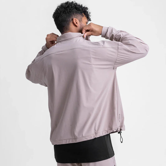 Bulk Custom Custom Logo Men's Casual Street Wear Sport Short Waterproof Sweatshirt Adjustable 1/4 Zip Hem Drawstring XS Plain Dyed Print with Logo Embroidery - Manufacturer Qiandao