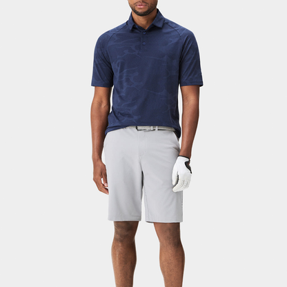 Custom Logo Pattern Printing Knitted Fabric XL Size Camo Golf Polo Shirts