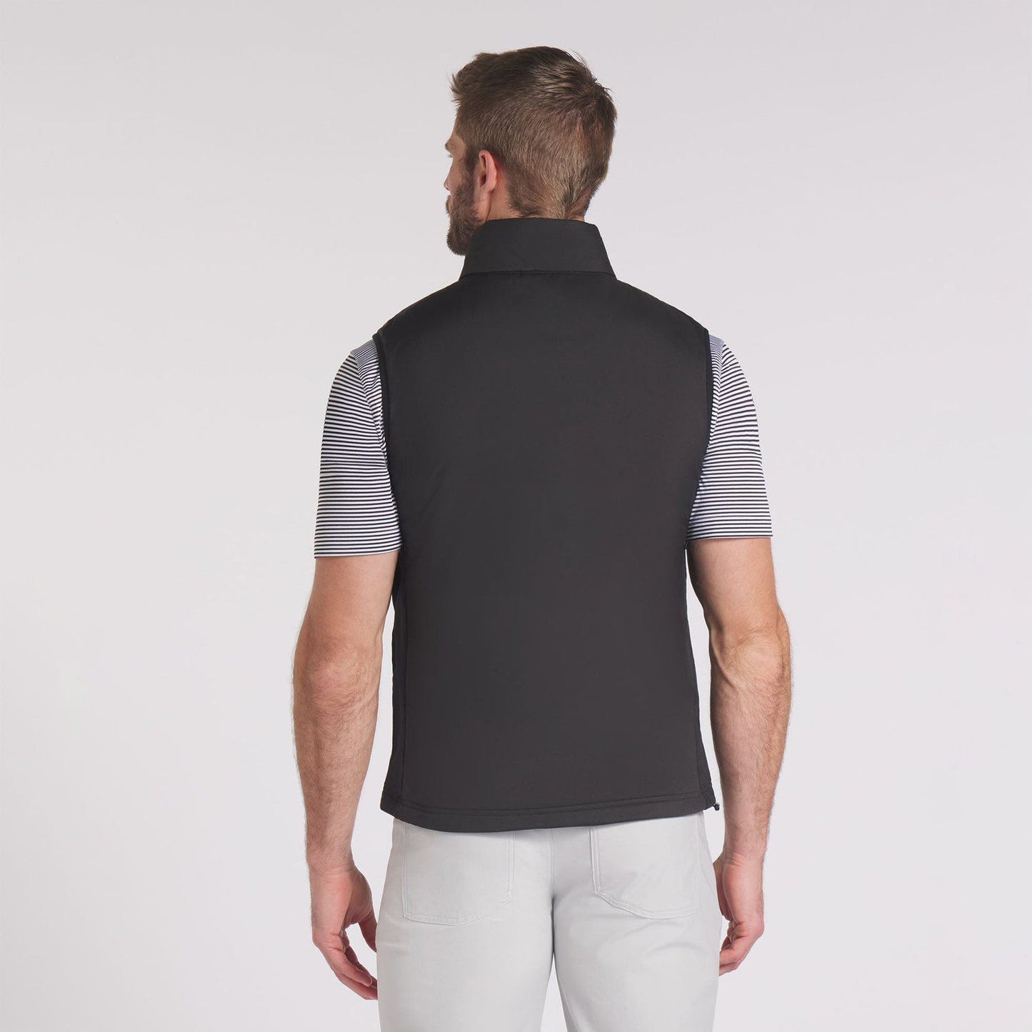 Men's lightweight quilted vests, breathable travel jackets, high-visibility casual sleeveless, high-quality canvas for winter
