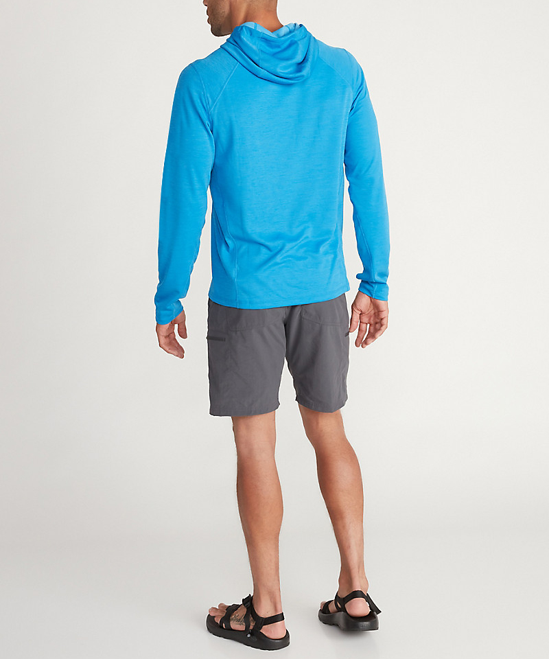 OEM Mens Exercise Garment Fast Dry Sport Long Sleeve Custom Fitness Hoodies