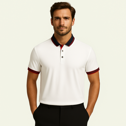 Wholesale Custom Logo Embroidered Print Solid Plain Short Sleeve T Shirt Spandex Polyester Polo Shirt