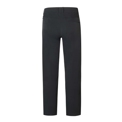 Navy Blue Trousers with Contrast - Colored Waistband