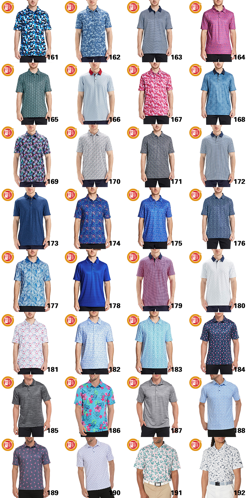 Fun Printed Men's Golf for Polo Shirts Quick Dry Spandex Polyester Knitted Style with Bigfoot Design Short Sleeve