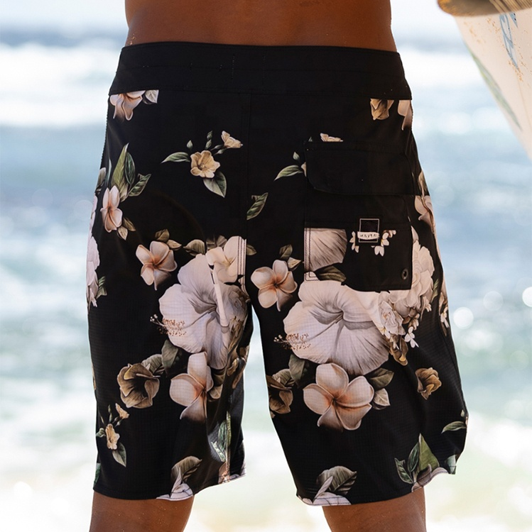 Men's customized swimming trunks with printed designs, beach shorts for men's surfing and swimming, designer Badès shorts