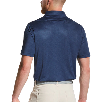 Men's Golf Polo Shirt - Navy Blue Performance Fit with Breathable Fabric for Ultimate Comfort