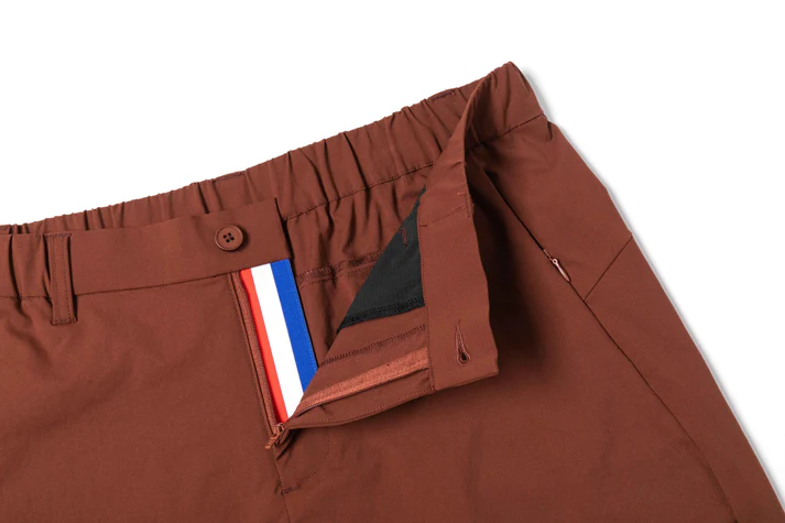 Vintage Brown - Red Casual Shorts
