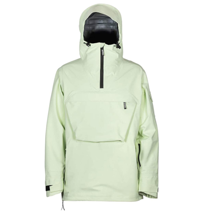 Custom logo Patterns High Quality Oversize Woven Waterproof Quarter Zip Pullover Hoodie for Men