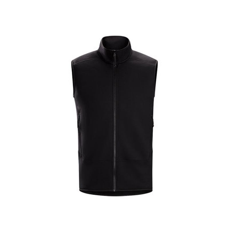 2025 Customized double-sided wool fleece zippered casual golf warm vests
