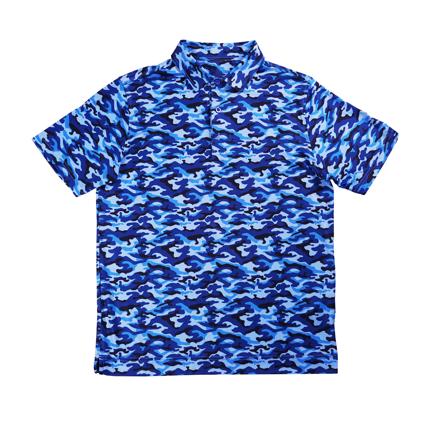 OEM Custom Printed Logo Men's Short Sleeve Polyester Spandex High Quality Sustainable 4-Way Stretch Knitted Golf Polo Shirts