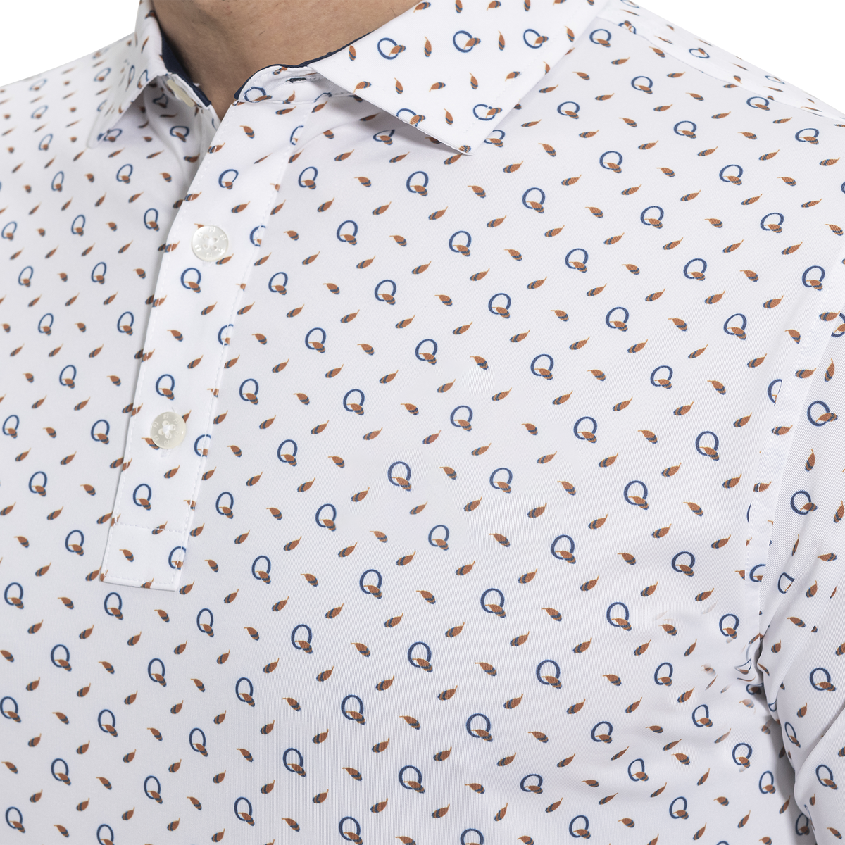 Custom Logo Eco Men's Sport Polyester T-Shirt High Quality Performance UPF Sublimation Print Funny for Polo Golf T-Shirts