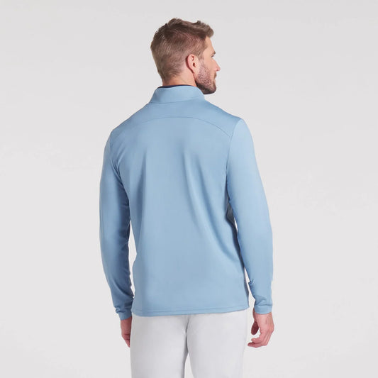 Bulk Custom OEM Spandex Polyester Customizable Athletic Men Lightweight Quarter Zip Sweatshirt Men Golf Pullover with Logo Embroidery - Manufacturer Qiandao