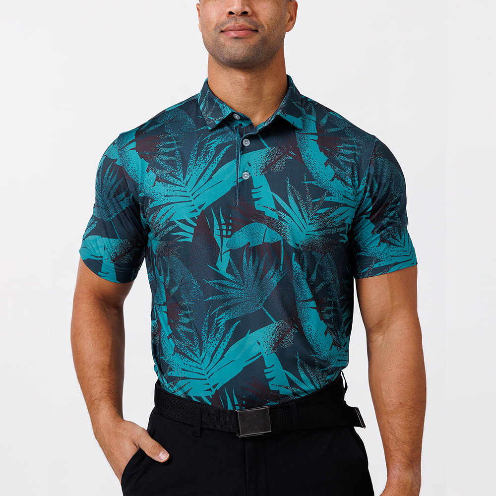 Custom Logo Spandex Polyester Short Sleeve Quick Dry Male Summer Clothes Golf Moisture Wicking Oversized Polo Shirt for Men