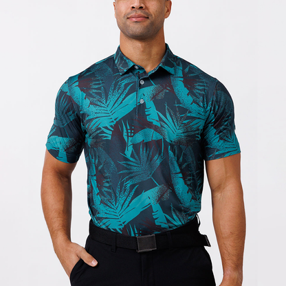 Custom Logo Spandex Polyester Short Sleeve Quick Dry Male Summer Clothes Golf Moisture Wicking Oversized Polo Shirt for Men