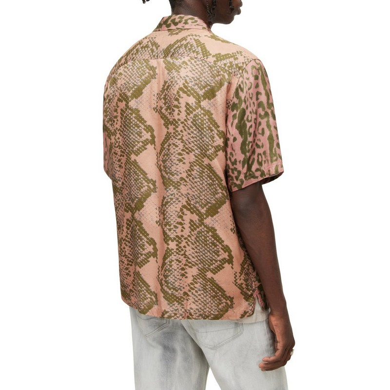 Custom Hawaiian Floral Pattern Short Sleeve Shirt Casual Loose Fit Viscose Rayon Quick Dry Digital Print Men Button Neck Tshirt