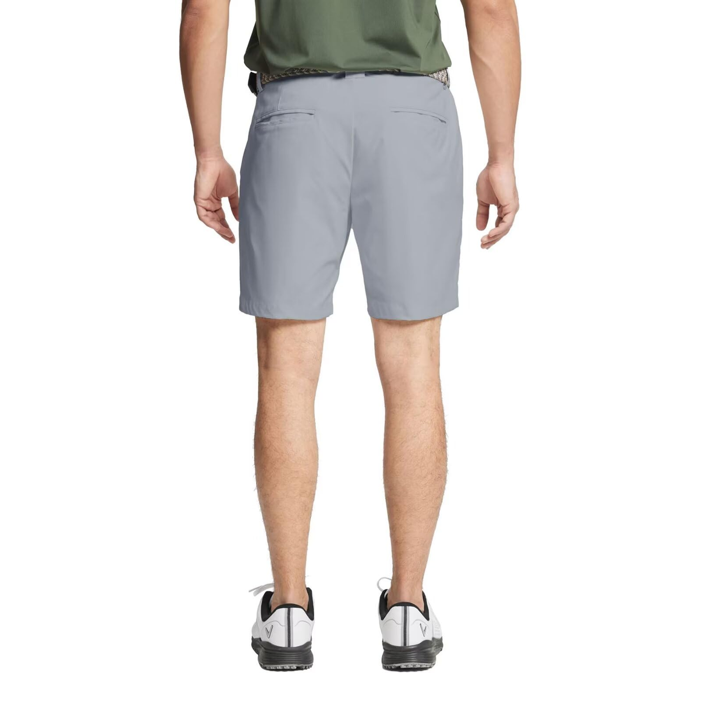 OEM polyester zippers, 7-inch and 9-inch, quick-drying, stretchy waist, moisture-wicking, water-repellent, front elastic men's golf shorts