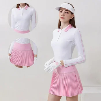Custom logo short-sleeved tops, tennis sport T-shirts for women, breathable jerseys for women, golf clothing, polo shirts(10-12$)