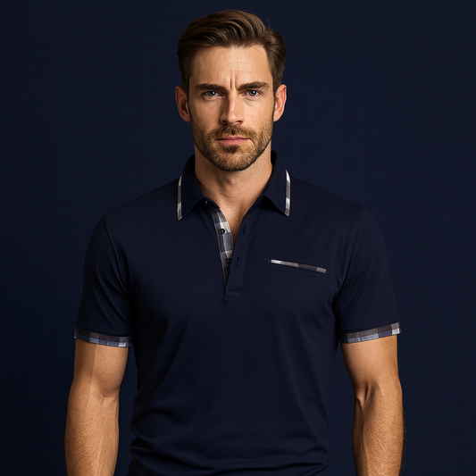 Custom Logo 65% Polyester 35% Cotton Quick Dry Breathable Plus Size Clothing Comfortable Compressed Design Men's Polo Shirt
