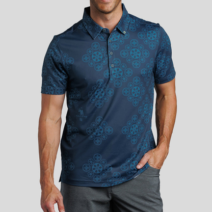 Custom logo 94% Polyester 6 % Spandex Luxury Pique Polo Shirts Four Way Stretch Golf Clothing