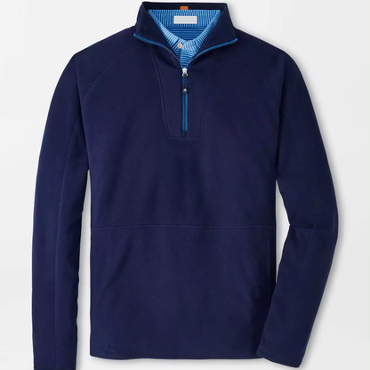OEM Custom Logo 1/4 Quarter Zip Neck Fleece Pullover Knit Golf Sweater for Men