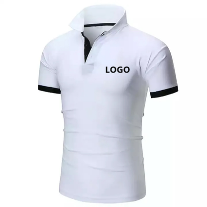 Polyester Cotton Dryfit Short Sleeve Polo T Shirt Custom Logo Embroidery Plain Golf Polo Shirts for Men